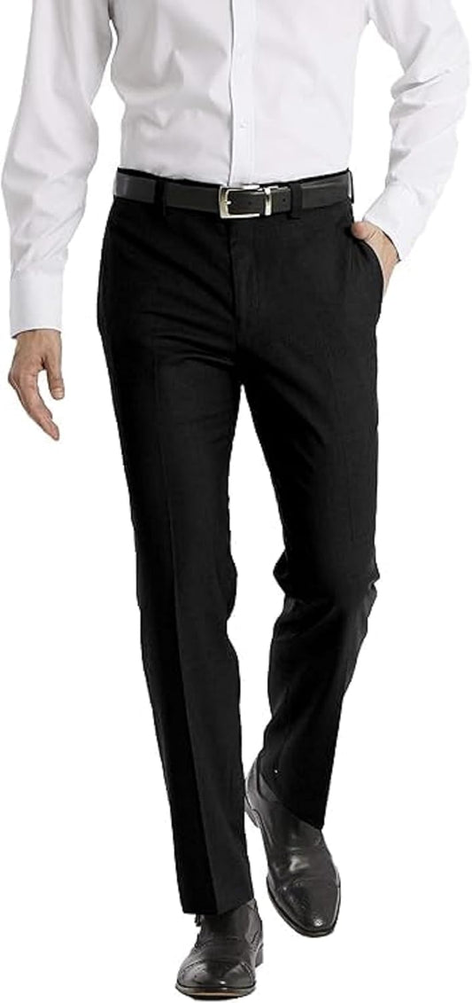 Calvin Klein Men's Modern Fit Dress Pants | Suit Pants for Men | Performance Stretch Fabric, Flat Front, Ready-to-Wear