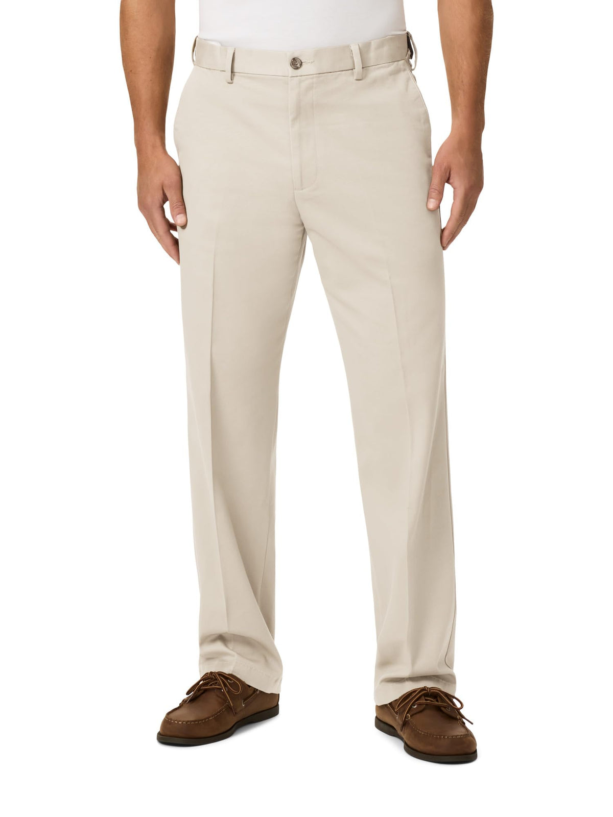 Dockers Men's Comfort Khaki Stretch Relaxed-fit Flat-Front Pant