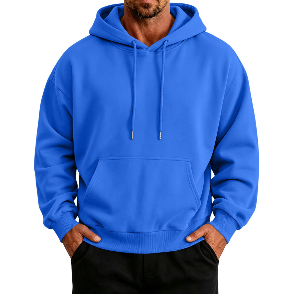 Mens Hoodies Oversized Vintage Sweatshirt Y2K Light Fleece Pullover Tops