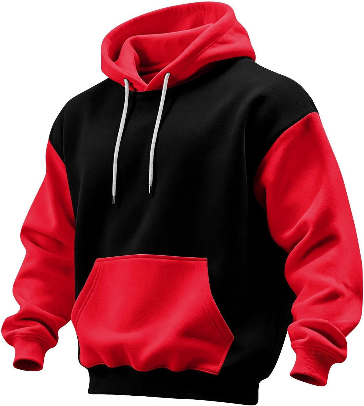 Mens Hoodies Long Sleeve with Pocket Pullover Hoodie Fashion Fall Winter Sweatshirt