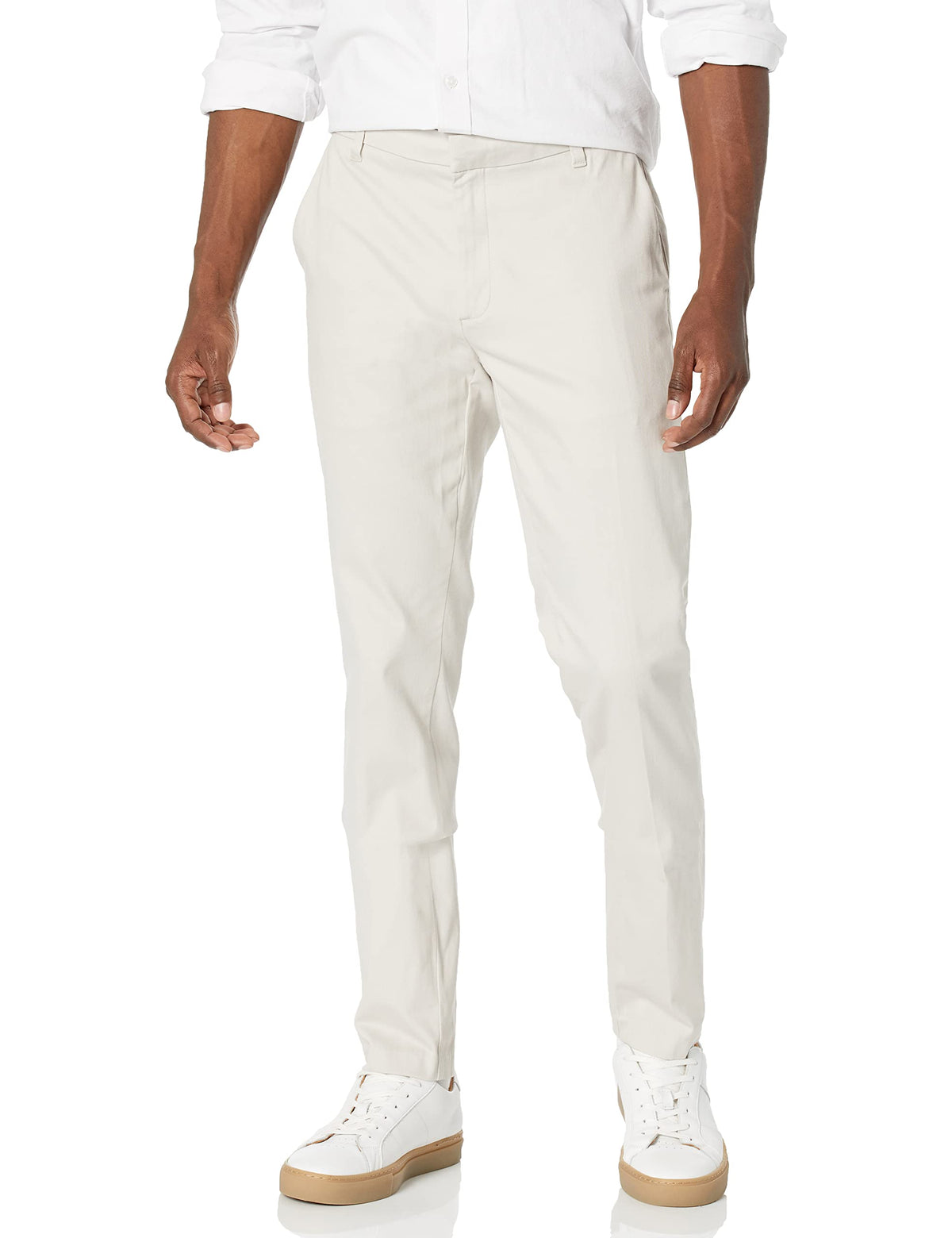 Amazon Essentials Men's Slim-Fit Wrinkle-Resistant Flat-Front Stretch Chino Pant