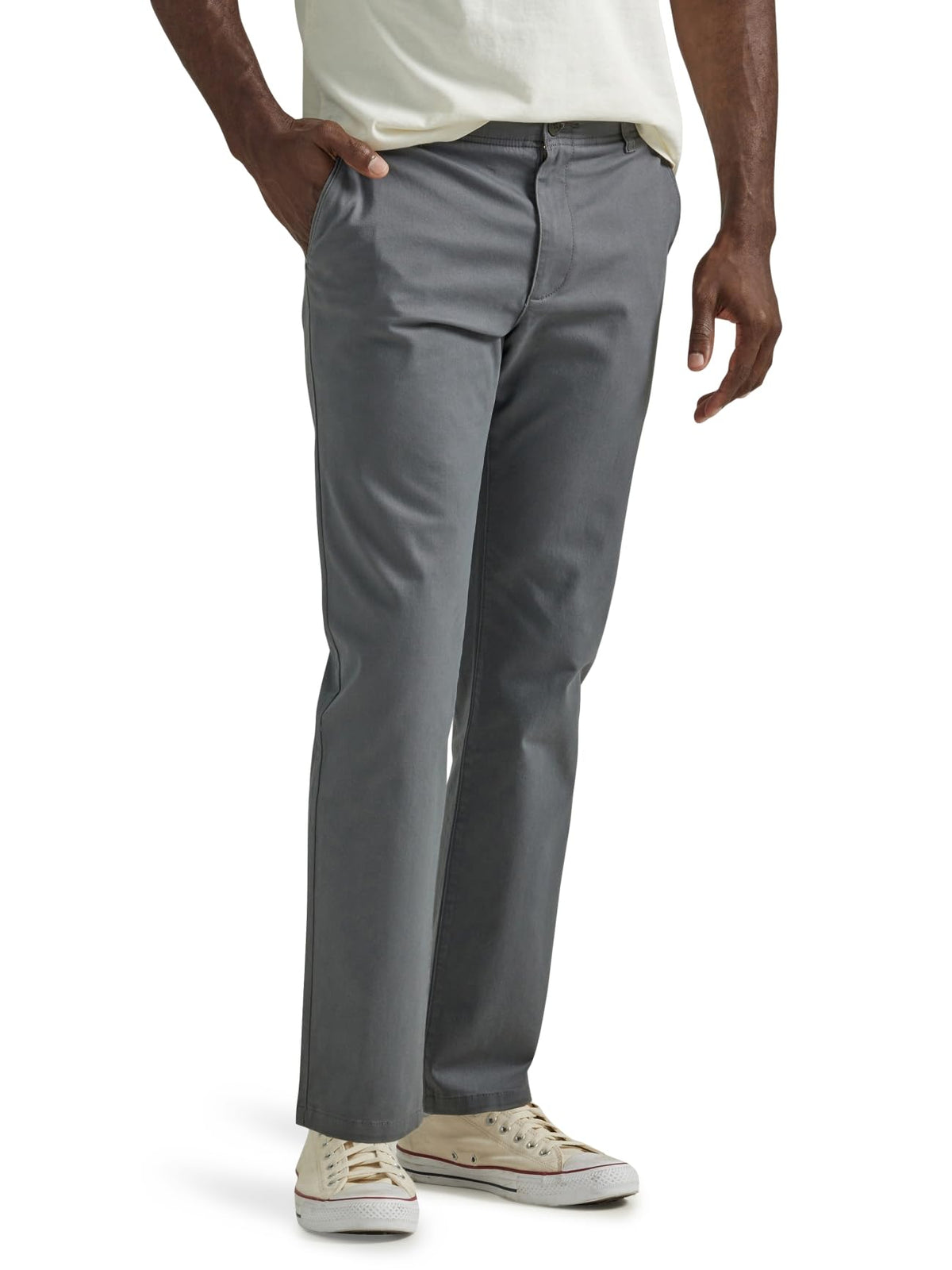Lee Men's Extreme Motion Flat Front Slim Straight Pant