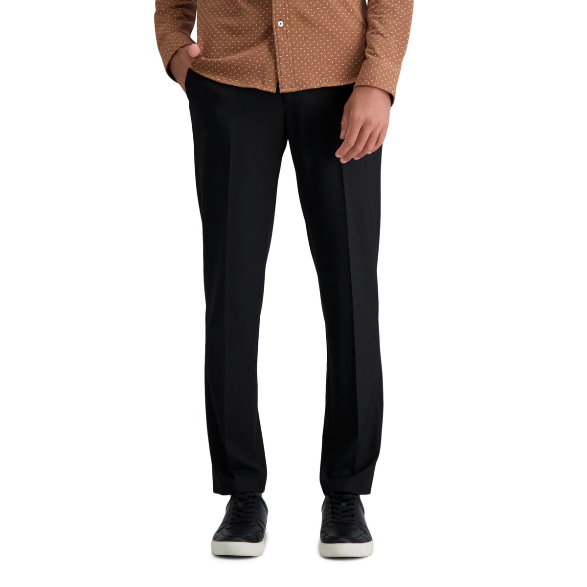 Haggar Men's Haggar Men’s Jmh 4-Way Stretch Slim Fit Flat Front Dress Pant