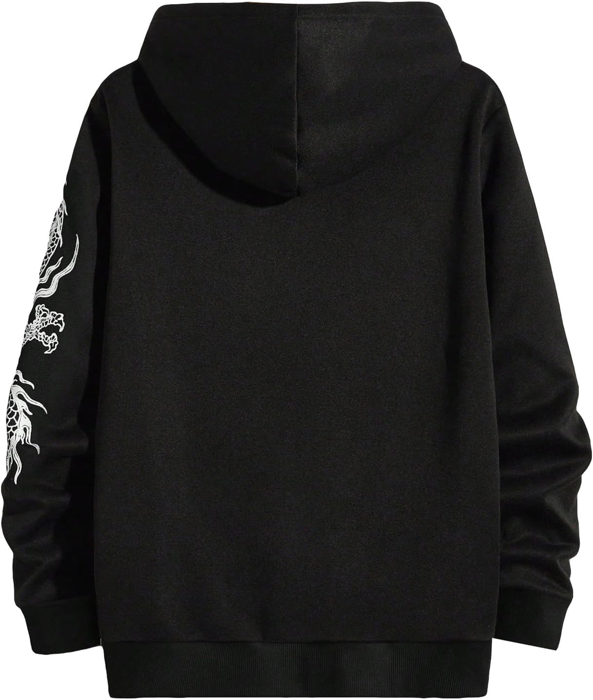Floerns Men's Letter Graphic Print Lightweight Hoodies Long Sleeve Drawstring Pullover Sweatshirts