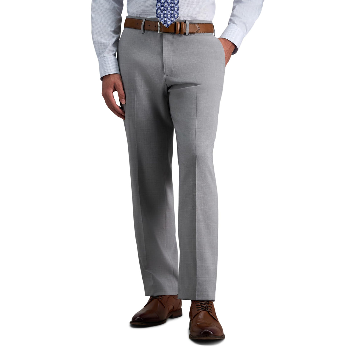 Haggar Men's Straight Fit Premium Comfort Dress Pant