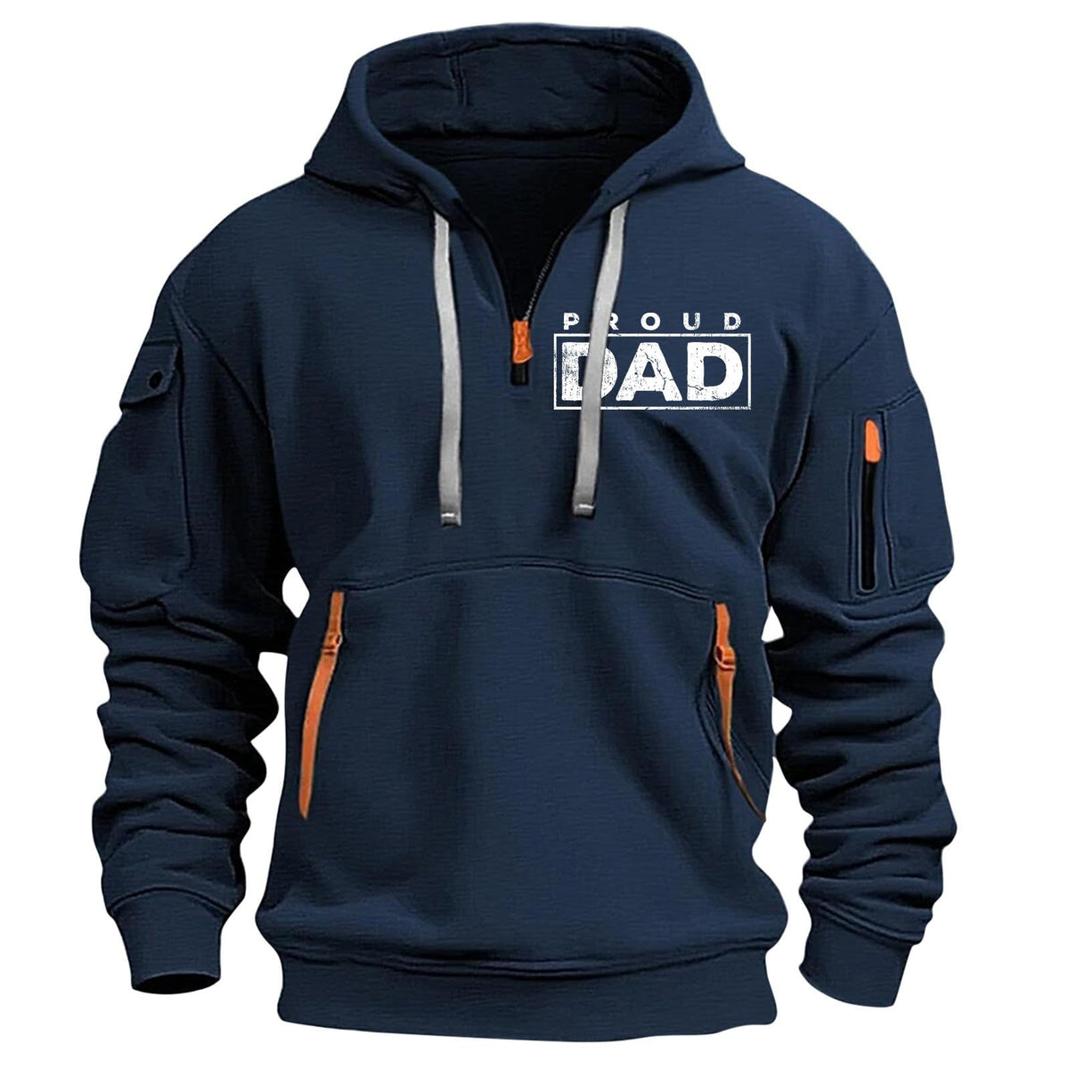 Mens Hoodies Quarter Zip Pullover Tactical Hoodie for Men Sweatshirt