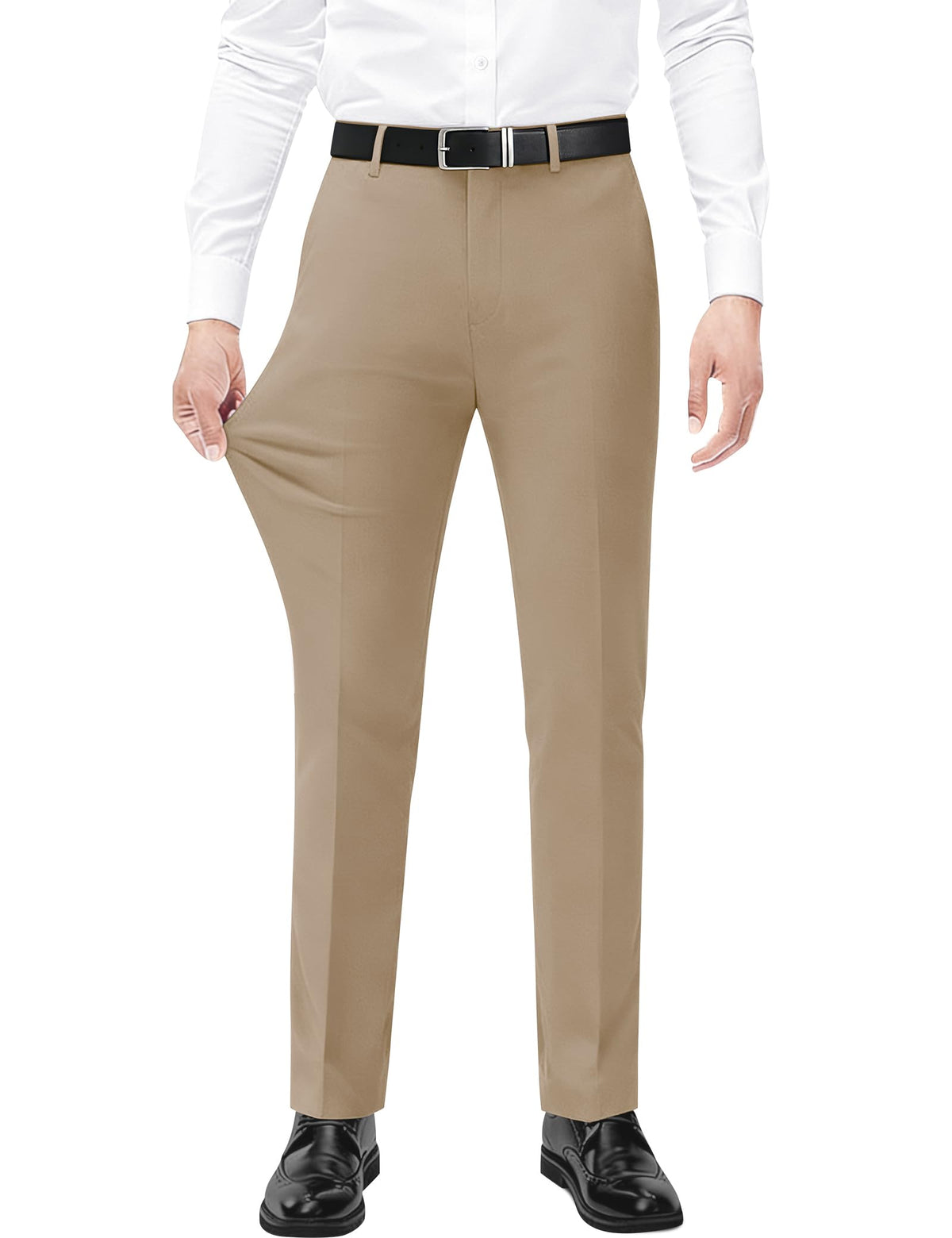 4-Way Stretch Men’s Dress Pants| 3 Fits: Slim/Regular/Plus