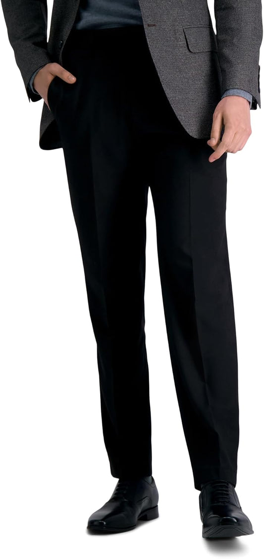Haggar Men's Straight Fit Premium Comfort Dress Pant