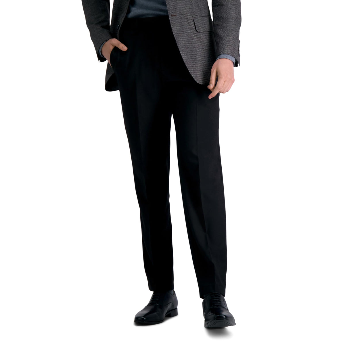 Haggar Men's Straight Fit Premium Comfort Dress Pant