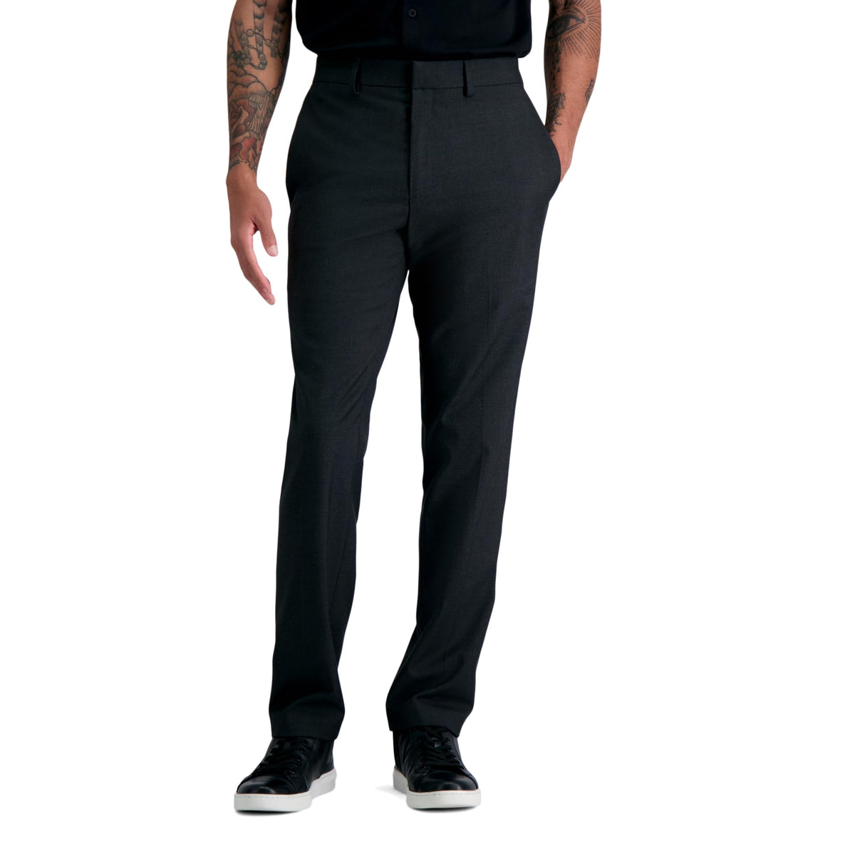 Kenneth Cole Reaction Men's Stretch Weave Slim Fit Dress Pant