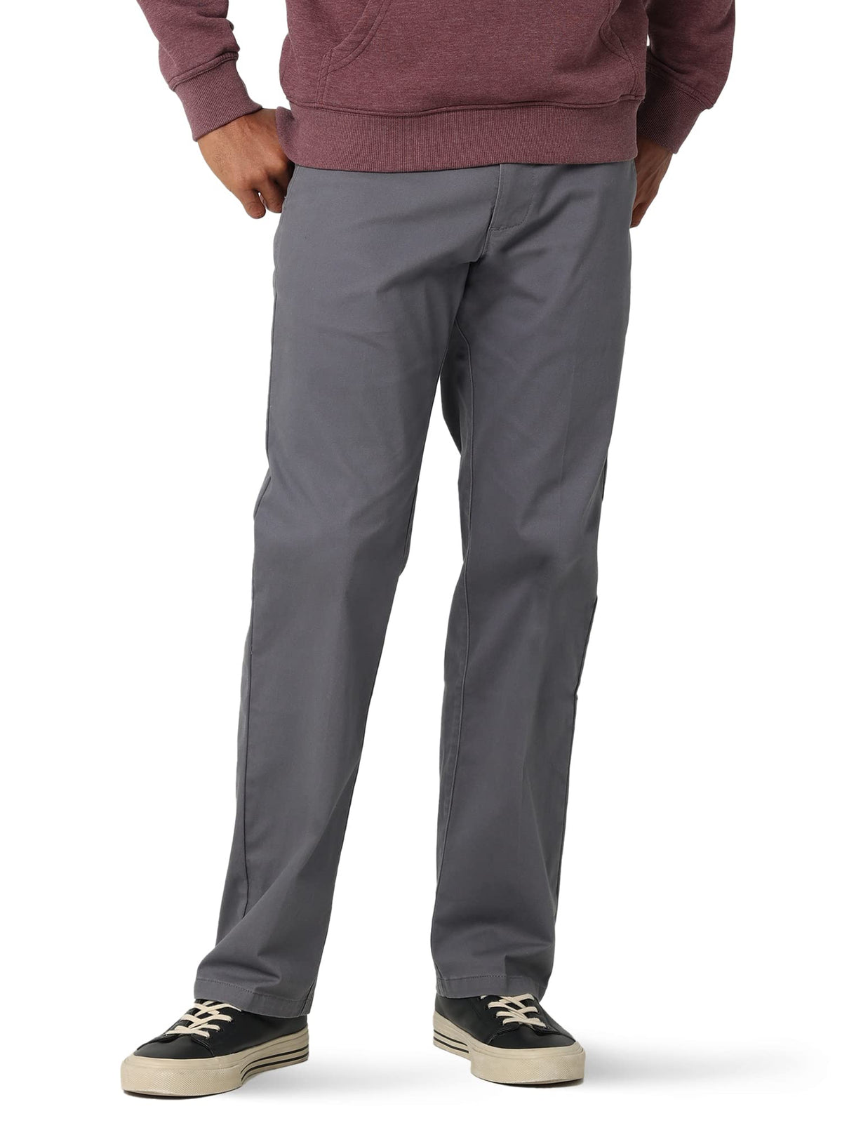 Lee Men's Extreme Motion Flat Front Regular Straight Pant