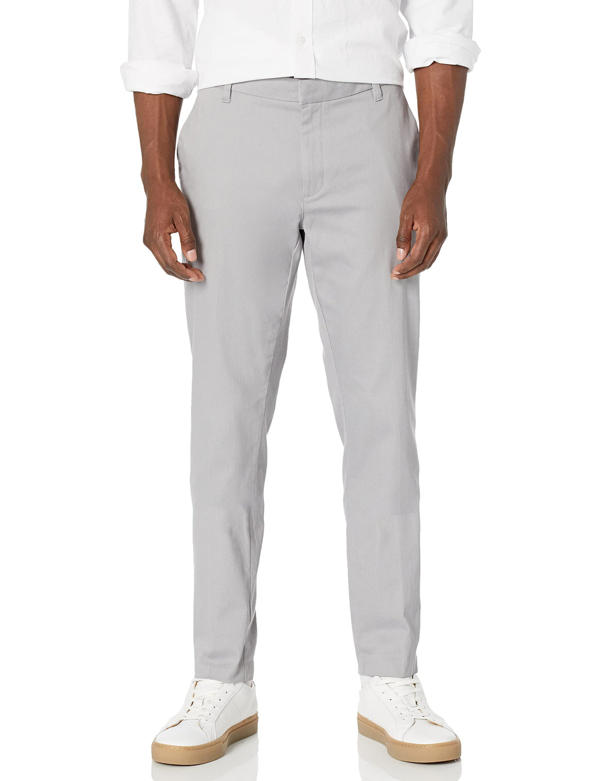 Amazon Essentials Men's Slim-Fit Wrinkle-Resistant Flat-Front Stretch Chino Pant