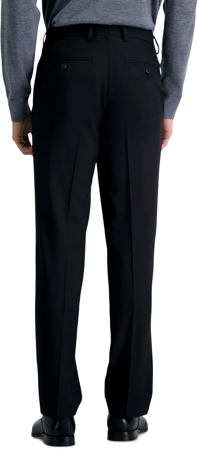 Haggar Men's Straight Fit Premium Comfort Dress Pant