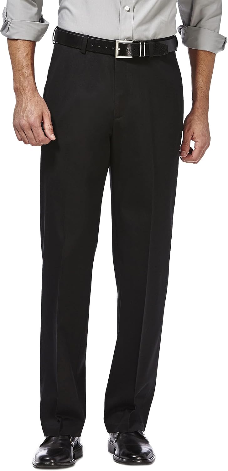 Haggar Men's Classic Fit Premium No Iron Khaki Pant