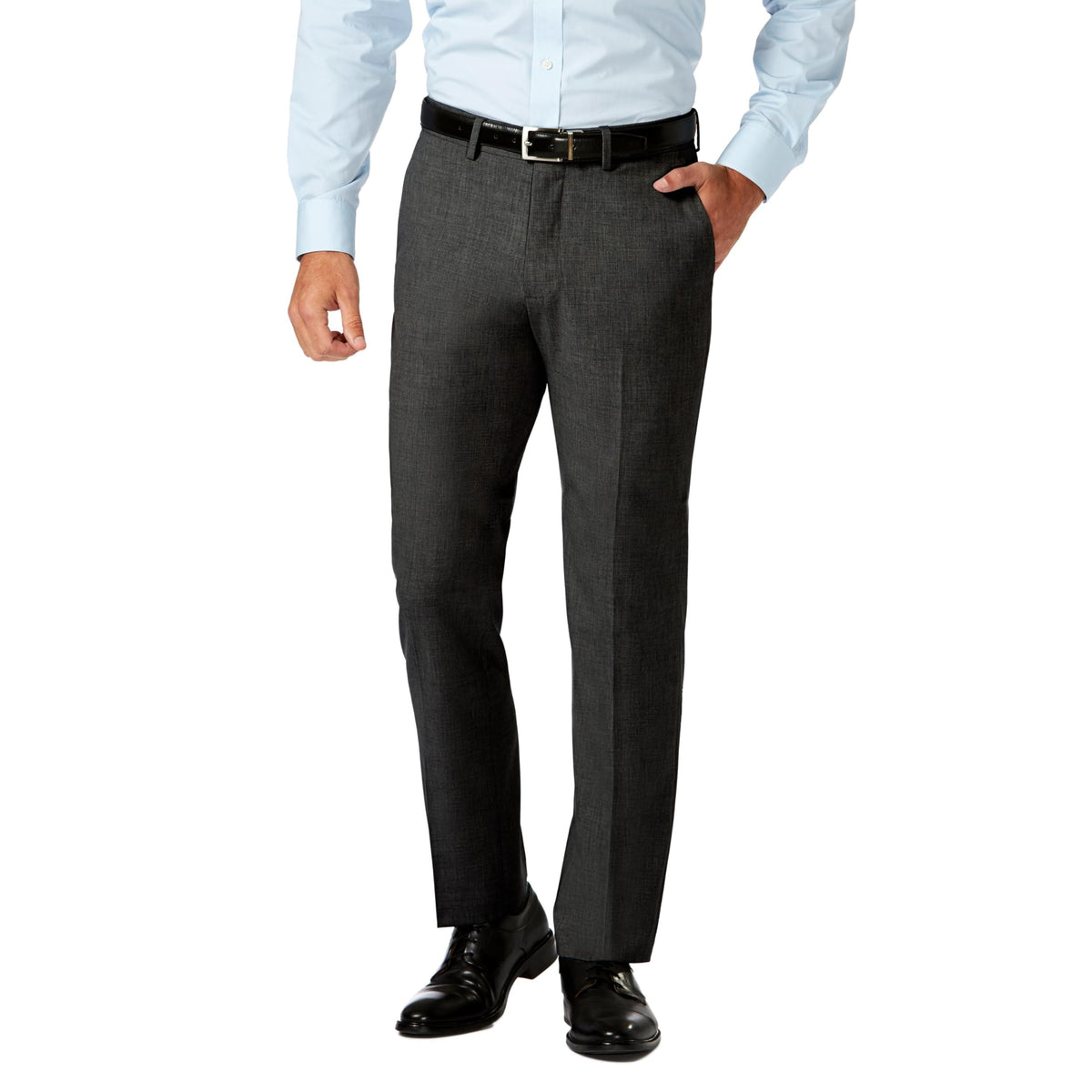 Haggar Men's Haggar Men’s Jmh 4-Way Stretch Slim Fit Flat Front Dress Pant
