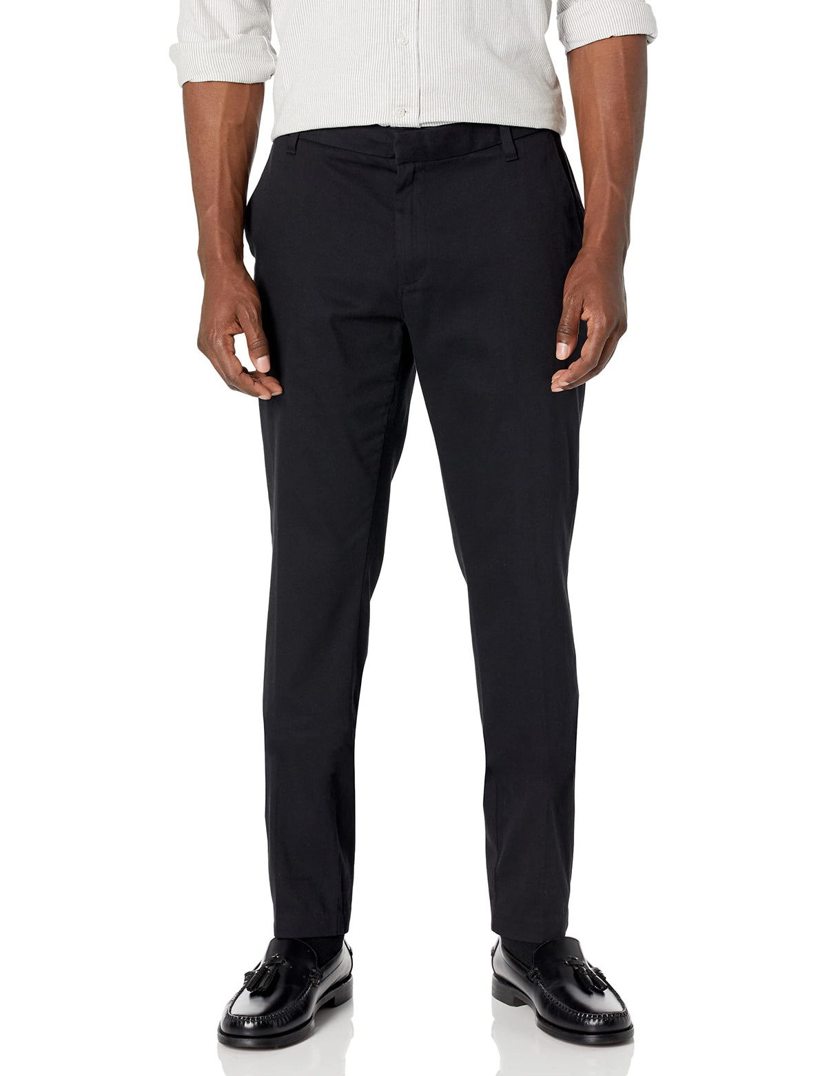 Amazon Essentials Men's Slim-Fit Wrinkle-Resistant Flat-Front Stretch Chino Pant