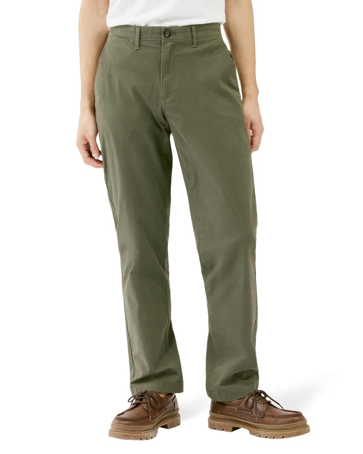 Amazon Essentials Men's Straight-Fit Casual Stretch Chino Pants, Sits at Waist