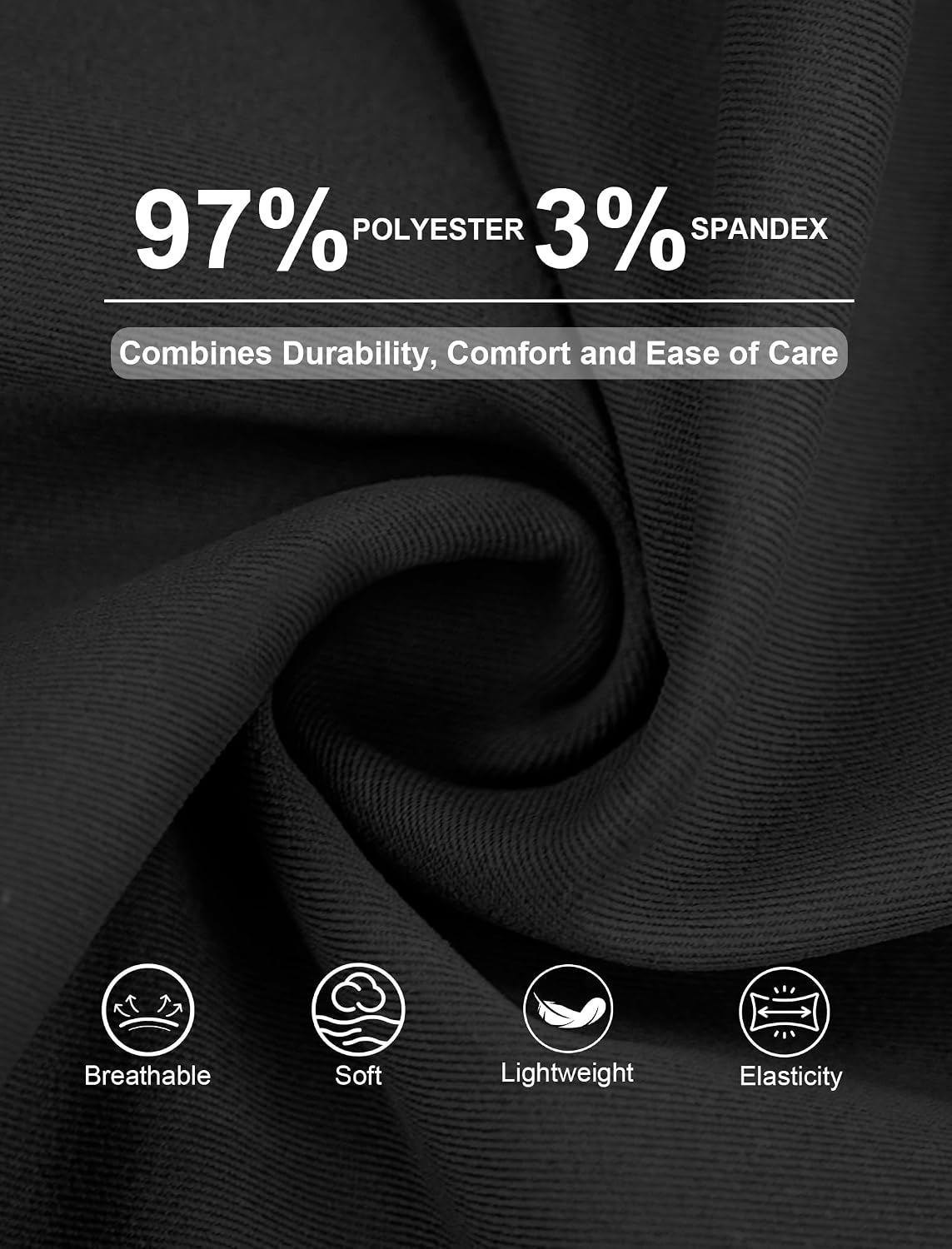 Mens Casual Pants Drawstring Elastic Waist Chino Pants with Pockets