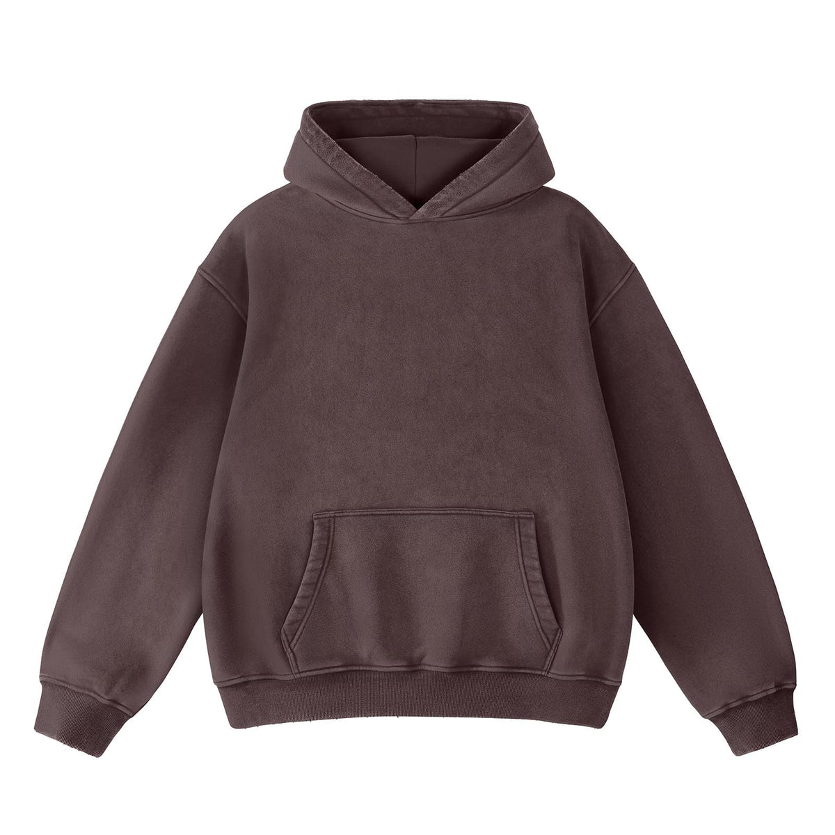 FAIABLE Mens Hoodies Oversized Unisex Acid Wash Hoodie Heavyweight Fleece Vintage Cotton Sweatshirt Men Women Streetwear
