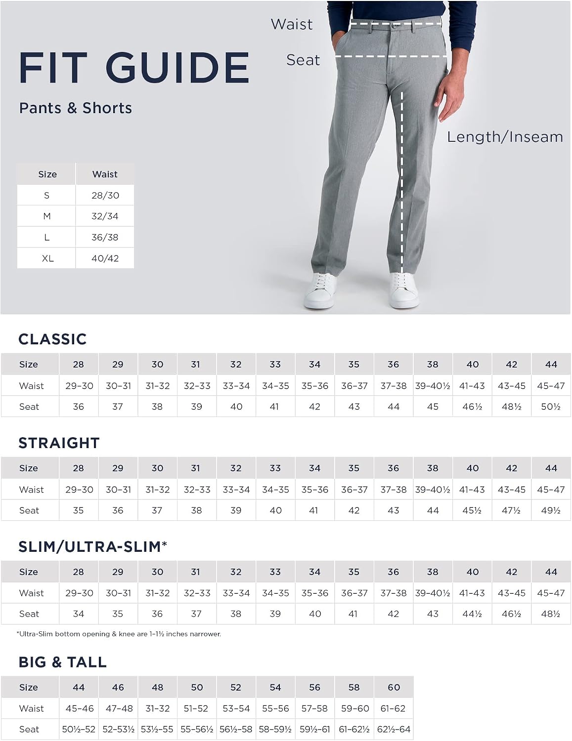 Haggar Men's Classic Fit Cool 18 Pro Golf Pant