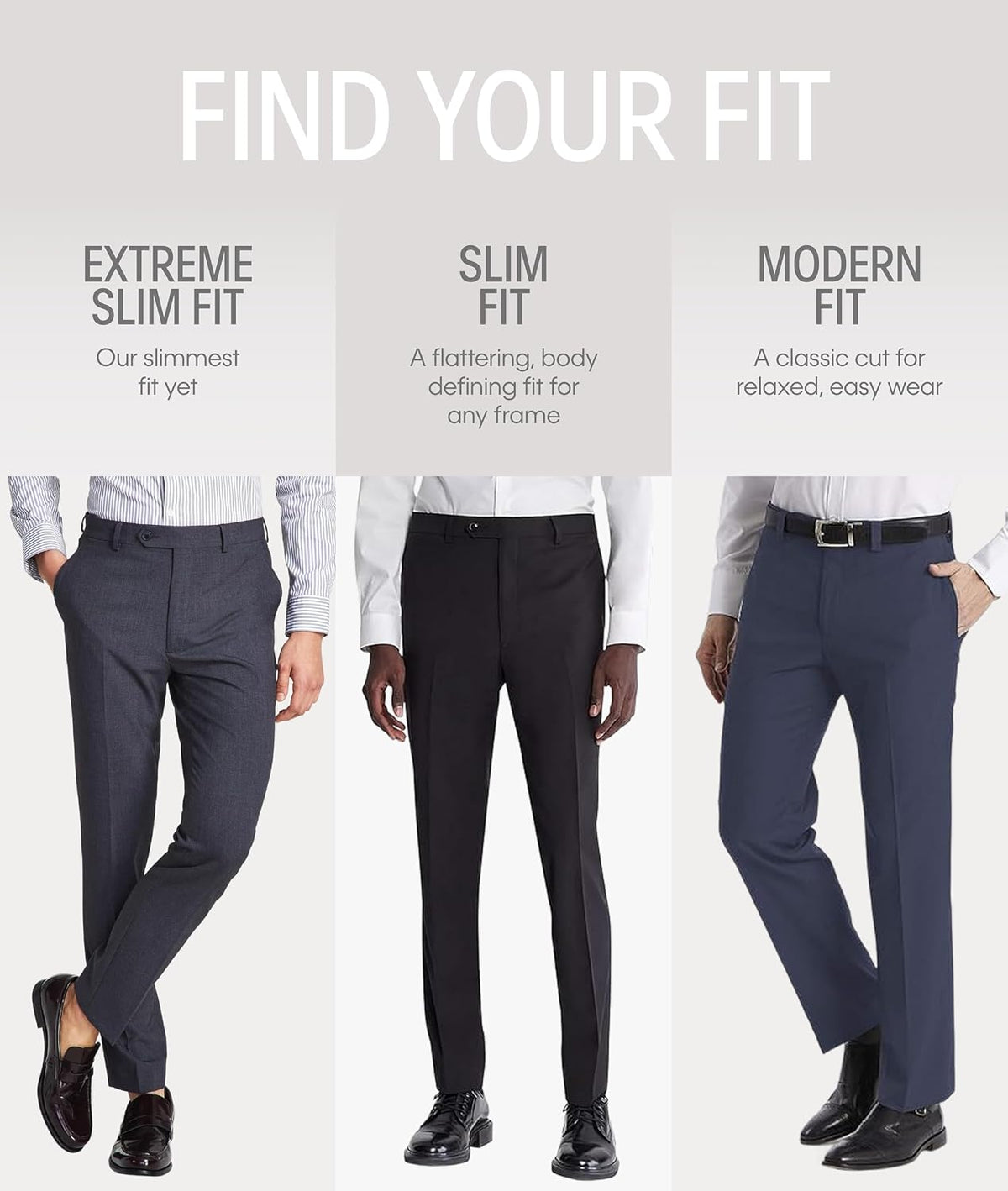Calvin Klein Men's Modern Fit Dress Pants | Suit Pants for Men | Performance Stretch Fabric, Flat Front, Ready-to-Wear