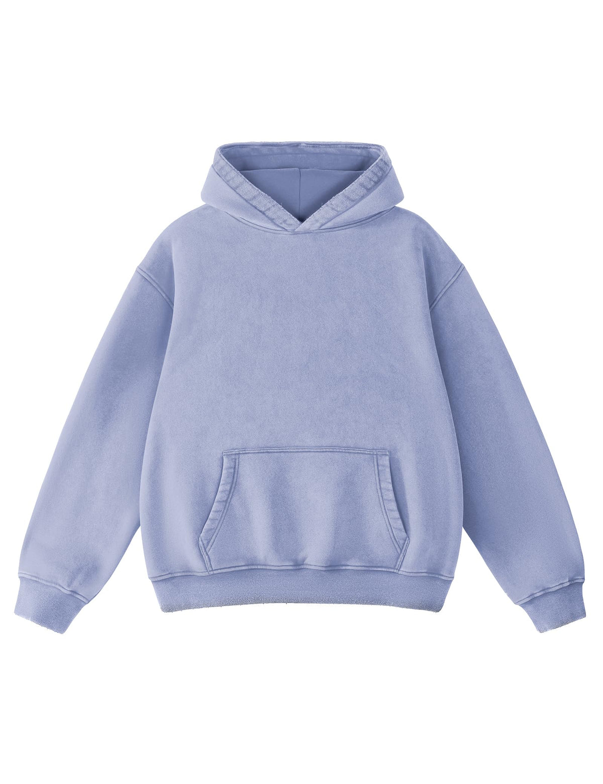 FAIABLE Mens Hoodies Oversized Unisex Acid Wash Hoodie Heavyweight Fleece Vintage Cotton Sweatshirt Men Women Streetwear