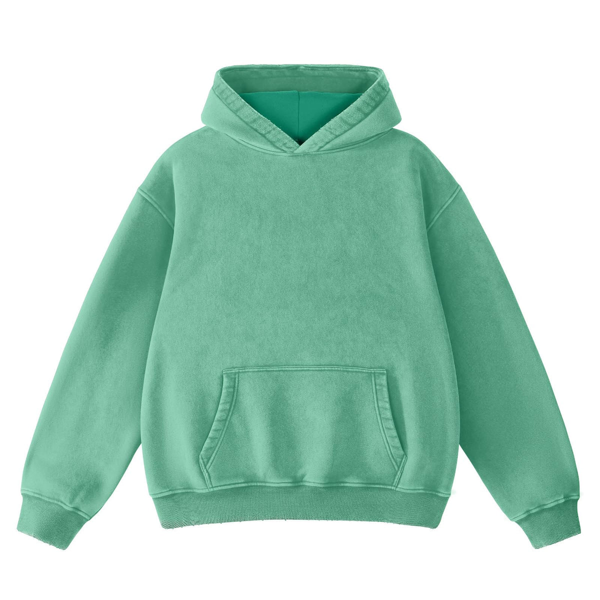 FAIABLE Mens Hoodies Oversized Unisex Acid Wash Hoodie Heavyweight Fleece Vintage Cotton Sweatshirt Men Women Streetwear