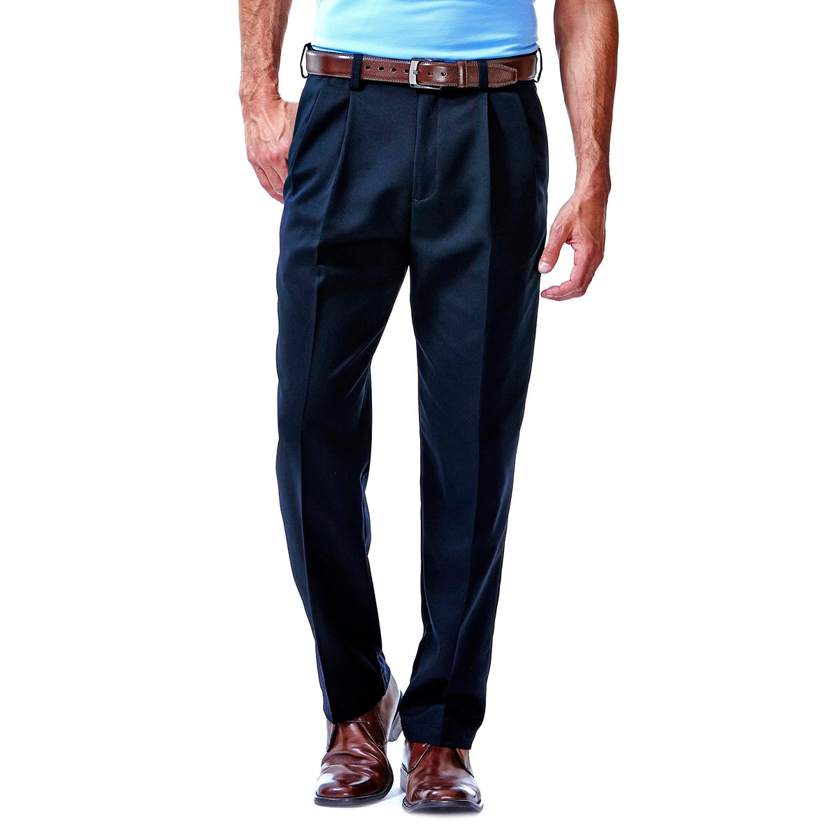 Haggar Men's Classic Fit Work to Weekend Business Casual Pant