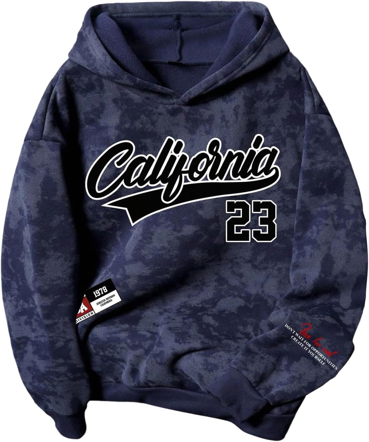 SOLY HUX Men's Vintage Graphic Hoodies Baggy Sweatshirts