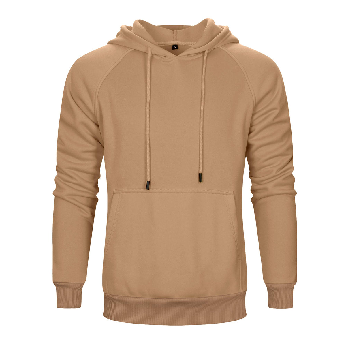 TOLOER Pullover Hoodie Men Blend Fleece Long Sleeve Sweatshirt with Kangaroo Pockets