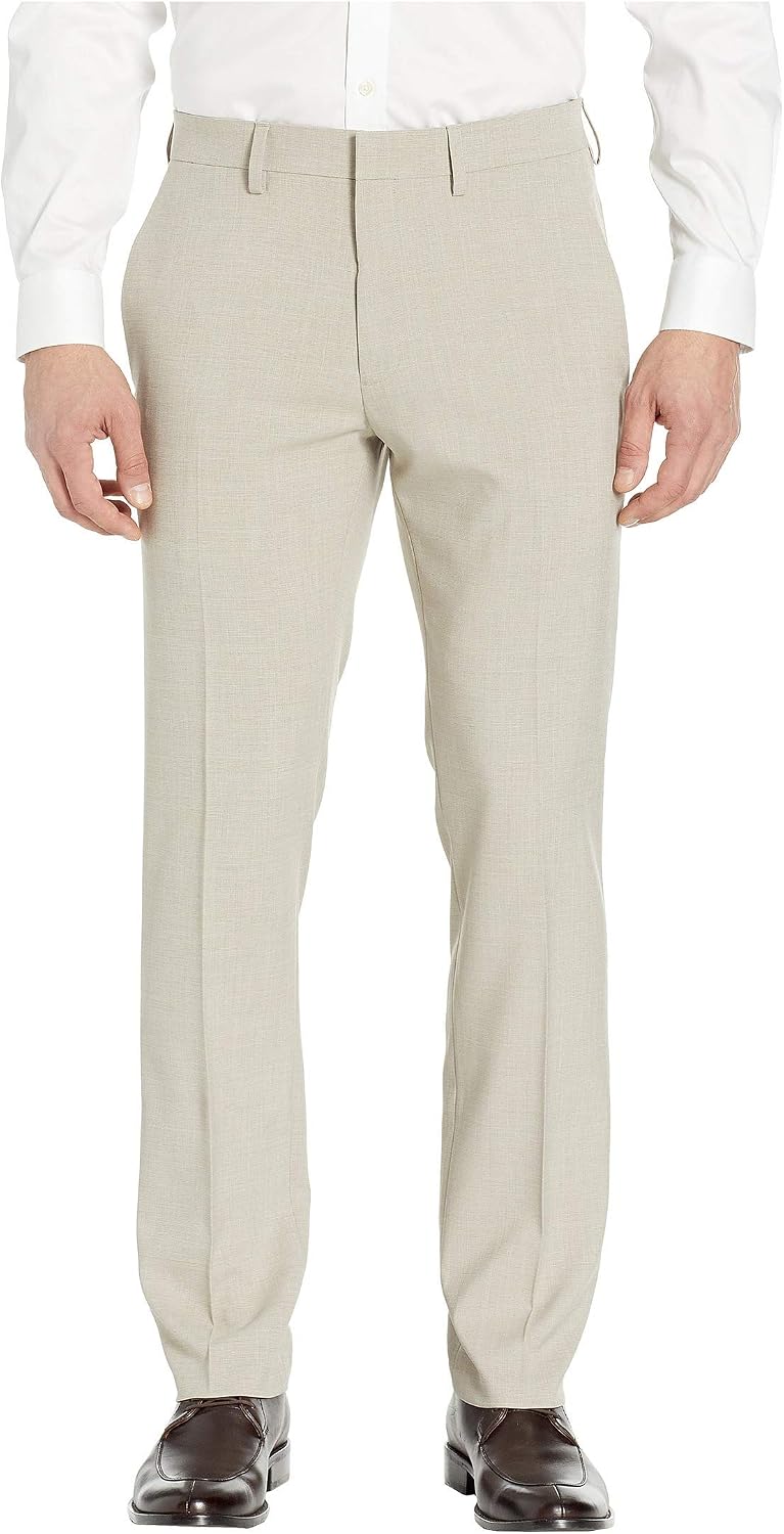 Kenneth Cole Reaction Men's Stretch Weave Slim Fit Dress Pant