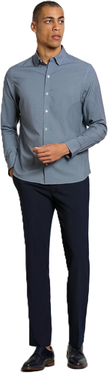 Van Heusen Men's Flex Flat Front Straight Fit Pant