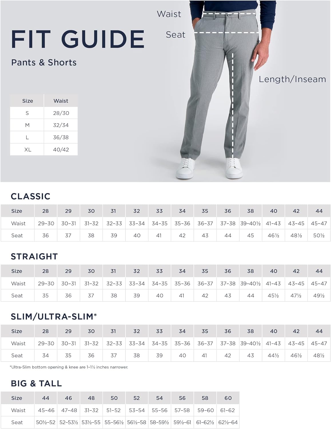 Haggar Men's Classic Fit Premium No Iron Khaki Pant