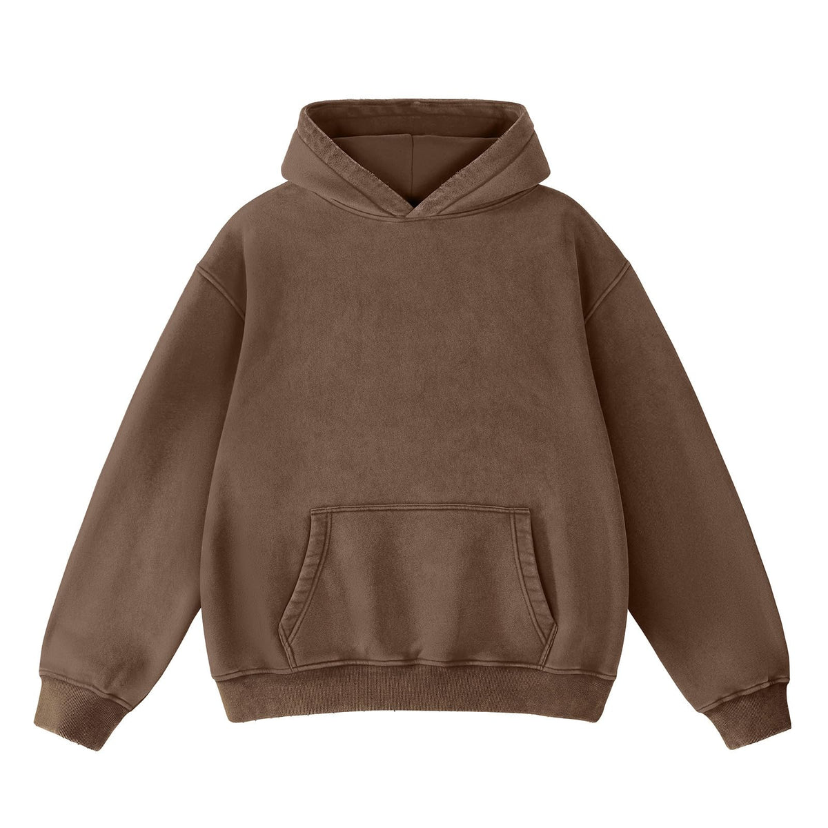 FAIABLE Mens Hoodies Oversized Unisex Acid Wash Hoodie Heavyweight Fleece Vintage Cotton Sweatshirt Men Women Streetwear
