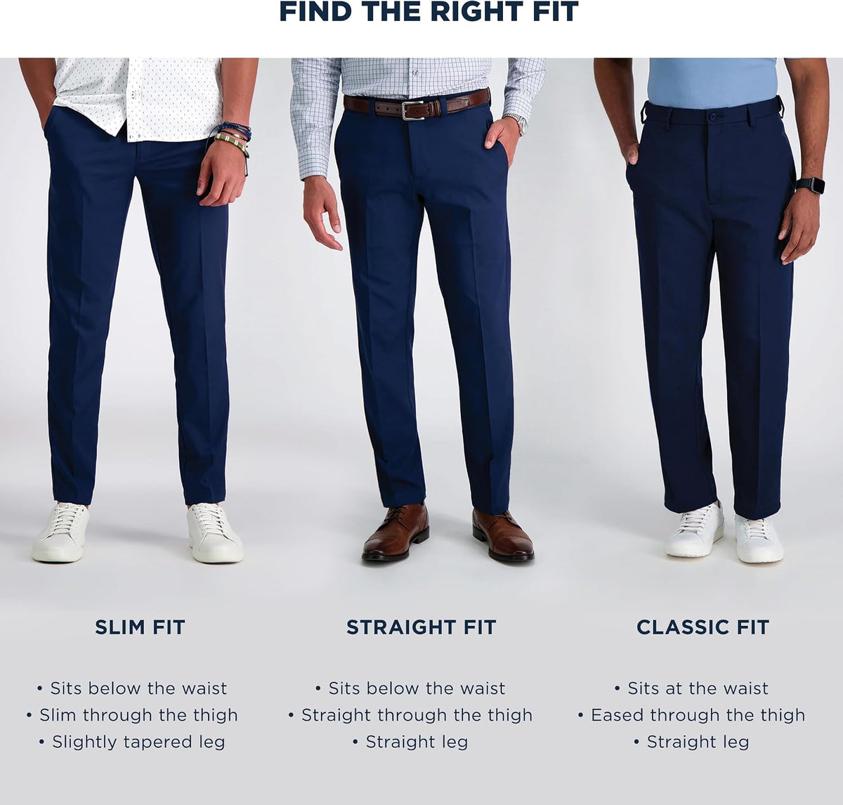 Haggar Men's Classic Fit Cool 18 Pant