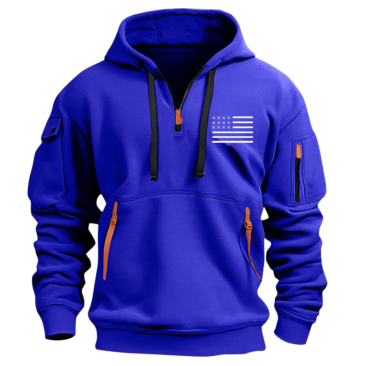Mens Hoodies Quarter Zip Pullover Tactical Hoodie for Men Sweatshirt