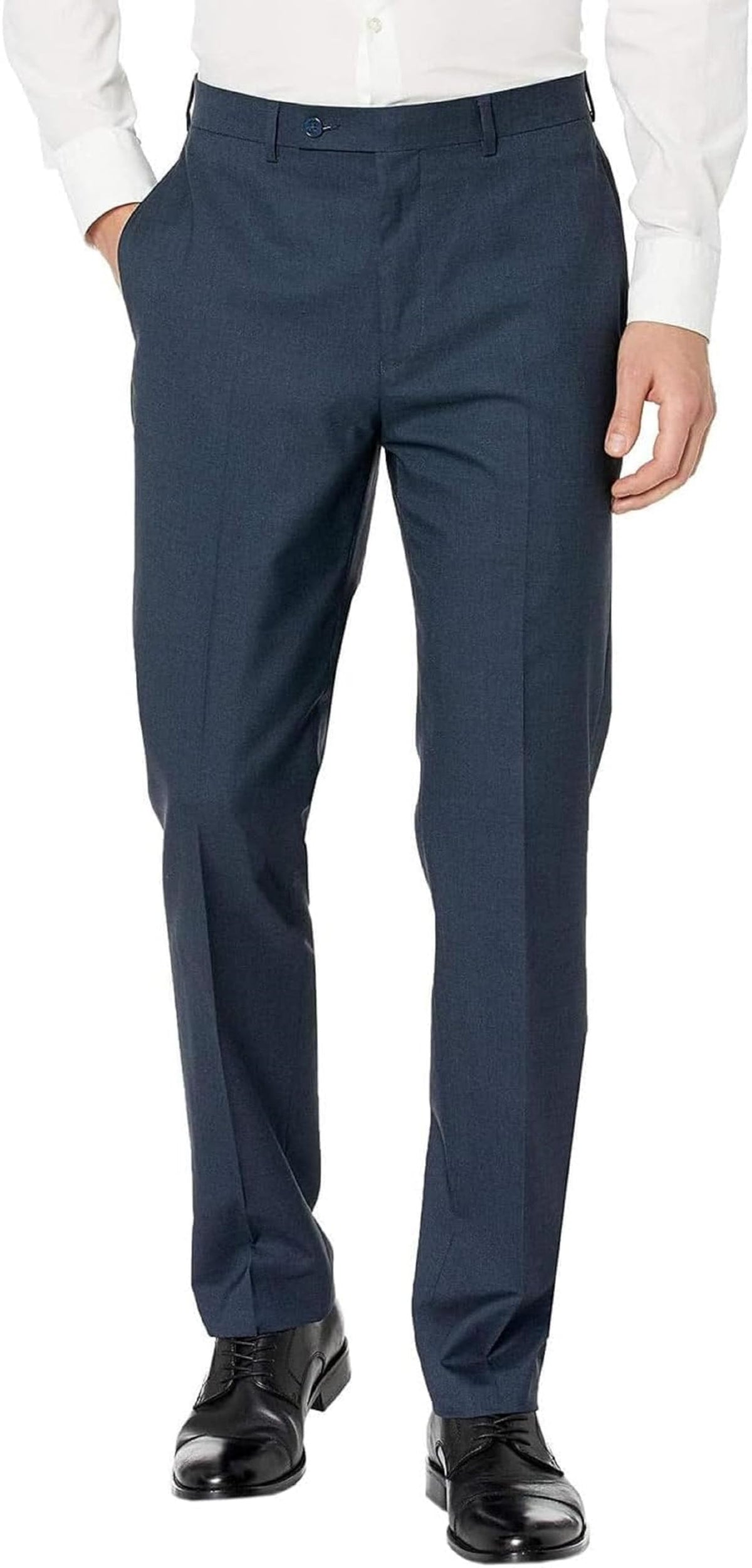 Calvin Klein Men's Modern Fit Dress Pants | Suit Pants for Men | Performance Stretch Fabric, Flat Front, Ready-to-Wear