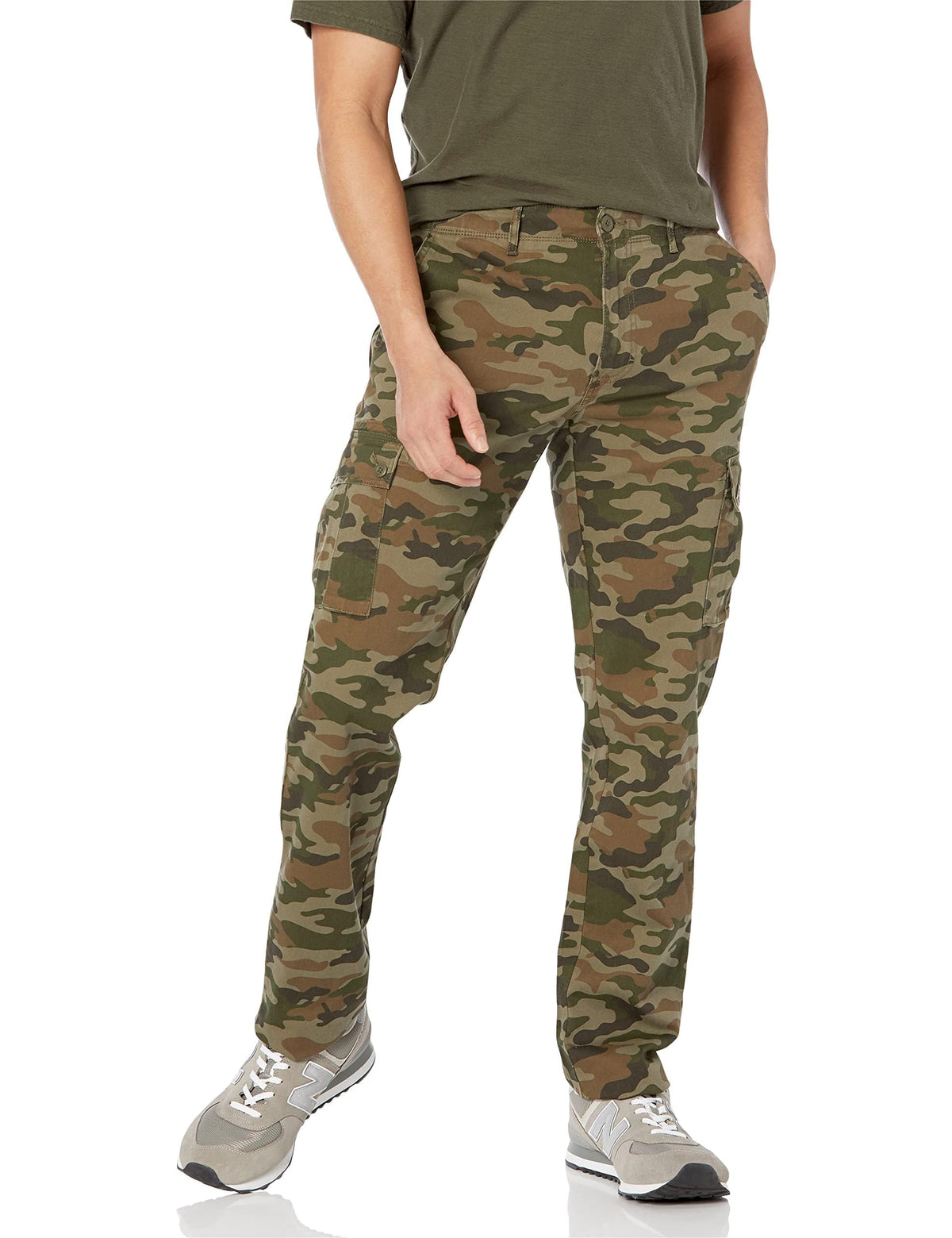 Amazon Essentials Men's Slim-Fit Stretch Cargo Pants with Tapered Leg
