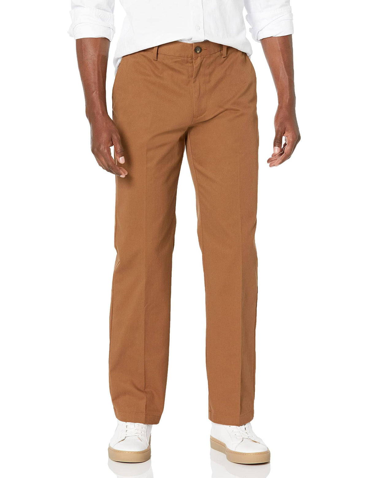 Amazon Essentials Men's Classic-Fit Wrinkle-Resistant Flat-Front Chino Pant (Available in Big & Tall)