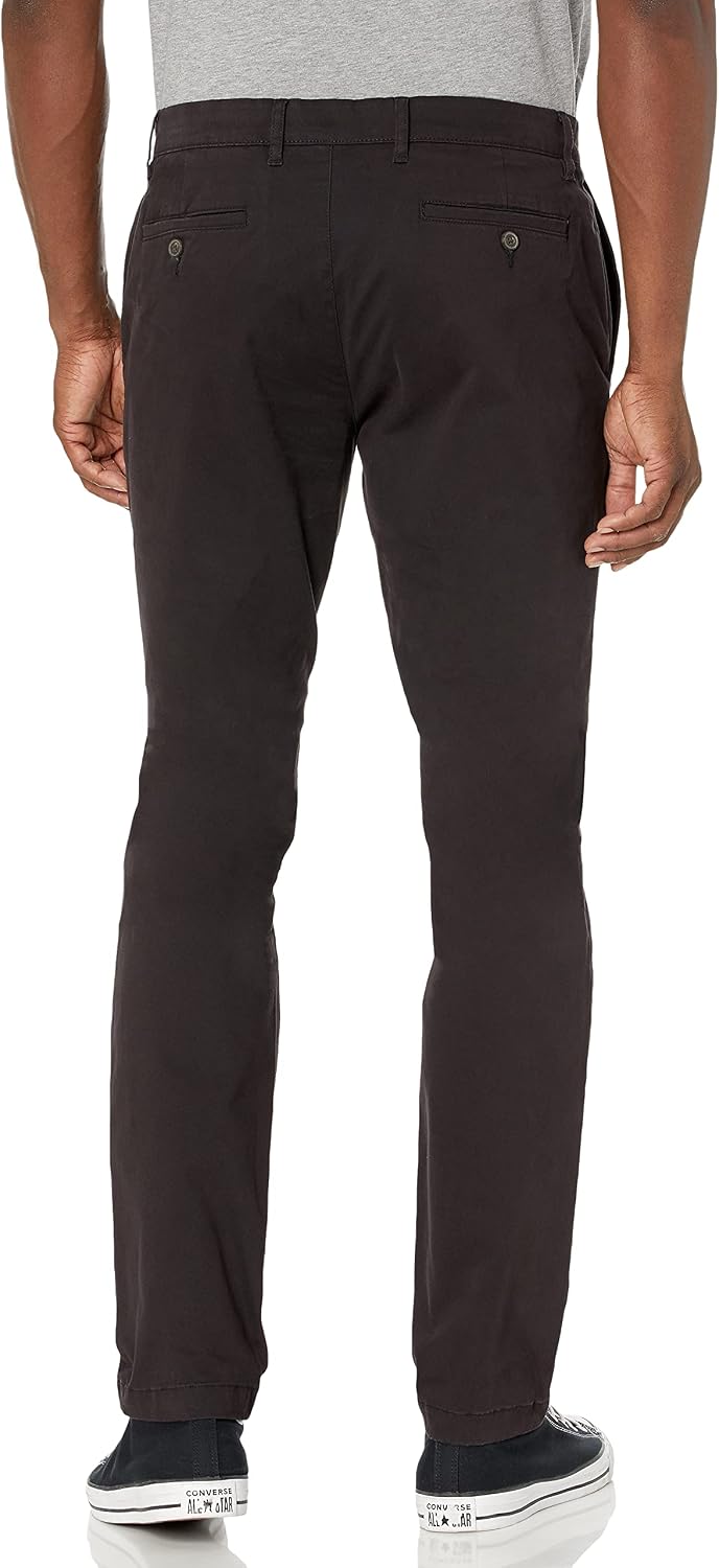 Amazon Essentials Men's Skinny-Fit Washed Comfort Stretch Chino Pant (Previously Goodthreads)