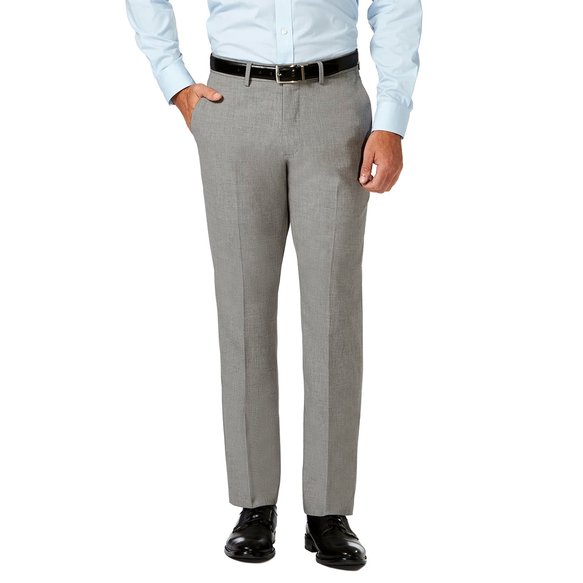 Haggar Men's Haggar Men’s Jmh 4-Way Stretch Slim Fit Flat Front Dress Pant