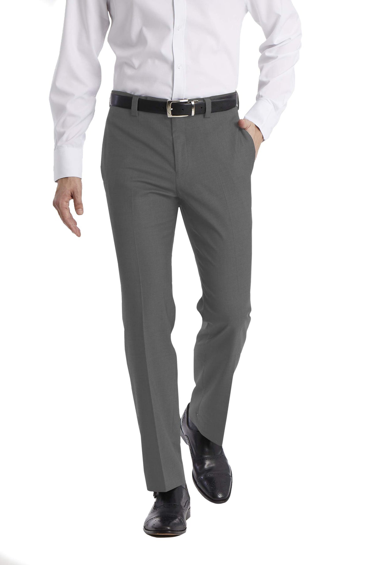 Calvin Klein Men's Modern Fit Dress Pants | Suit Pants for Men | Performance Stretch Fabric, Flat Front, Ready-to-Wear