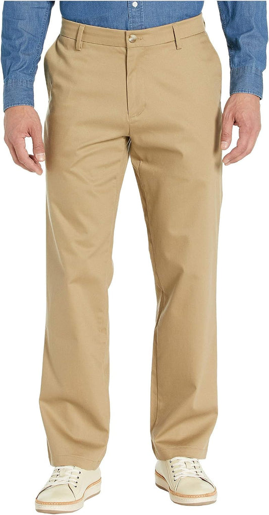 Dockers Mens Straight Fit Signature Lux Cotton Stretch Khaki Pant