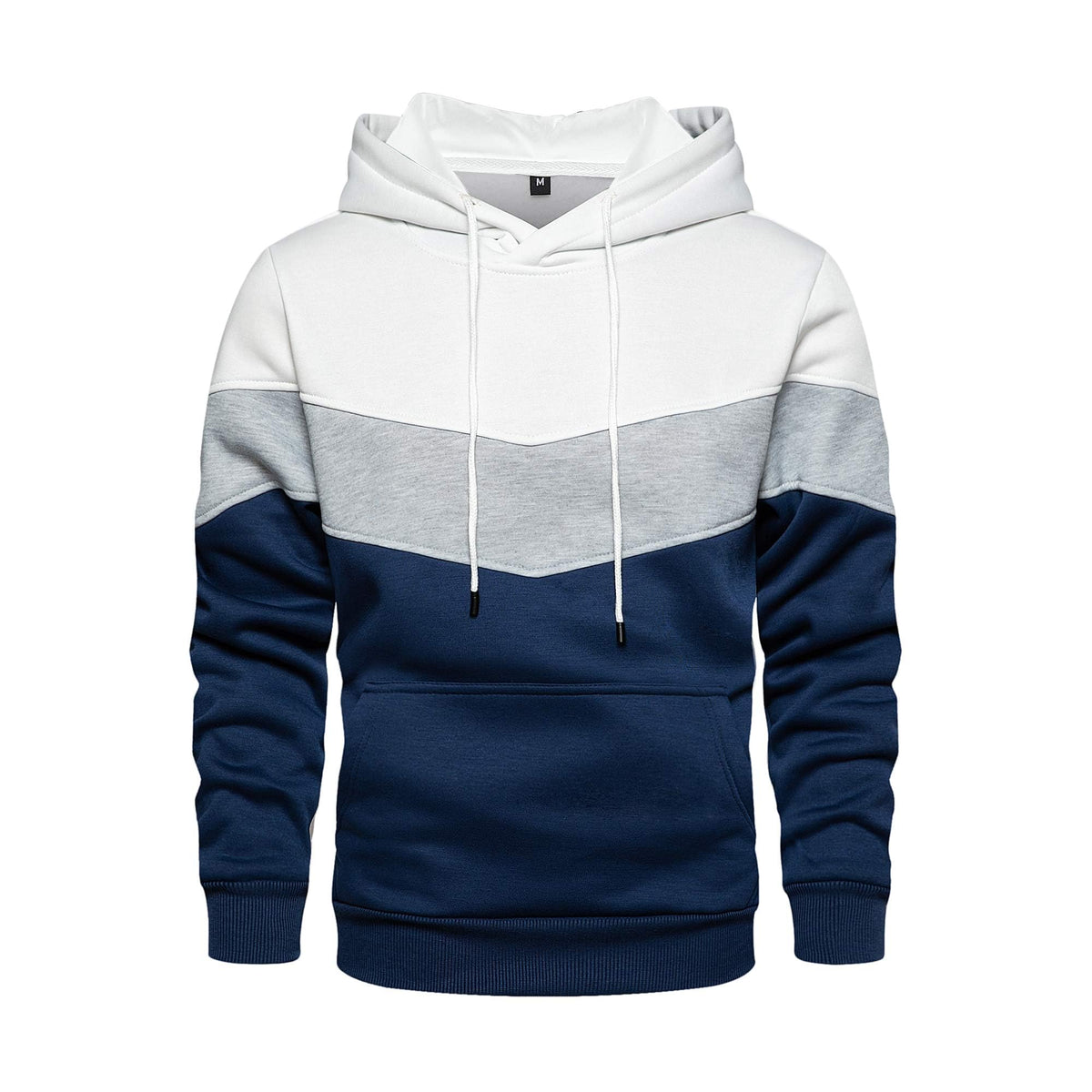 TOLOER Pullover Hoodie Men Blend Fleece Long Sleeve Sweatshirt with Kangaroo Pockets