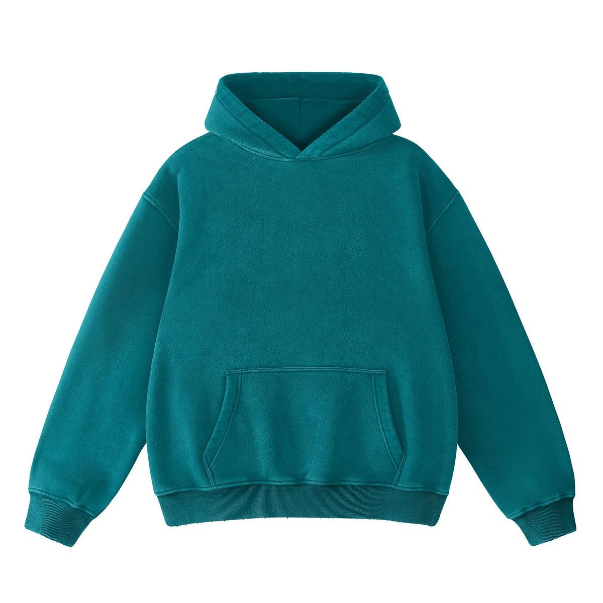 FAIABLE Mens Hoodies Oversized Unisex Acid Wash Hoodie Heavyweight Fleece Vintage Cotton Sweatshirt Men Women Streetwear