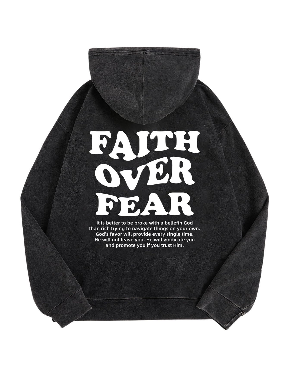 WDIRARA Men's Y2k Graphic Distressed Hoodie Vintage Hooded Sweatshirt