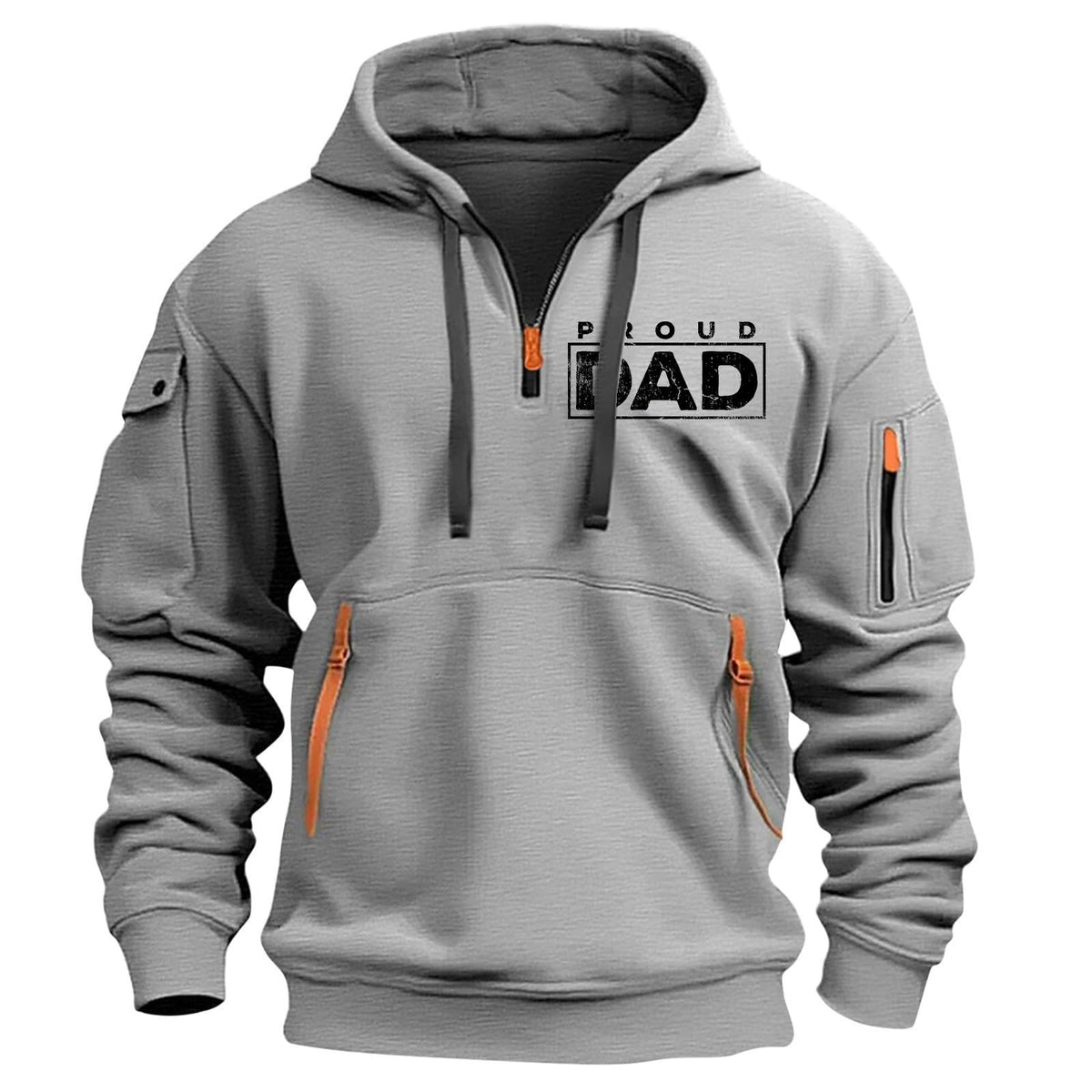 Mens Hoodies Quarter Zip Pullover Tactical Hoodie for Men Sweatshirt
