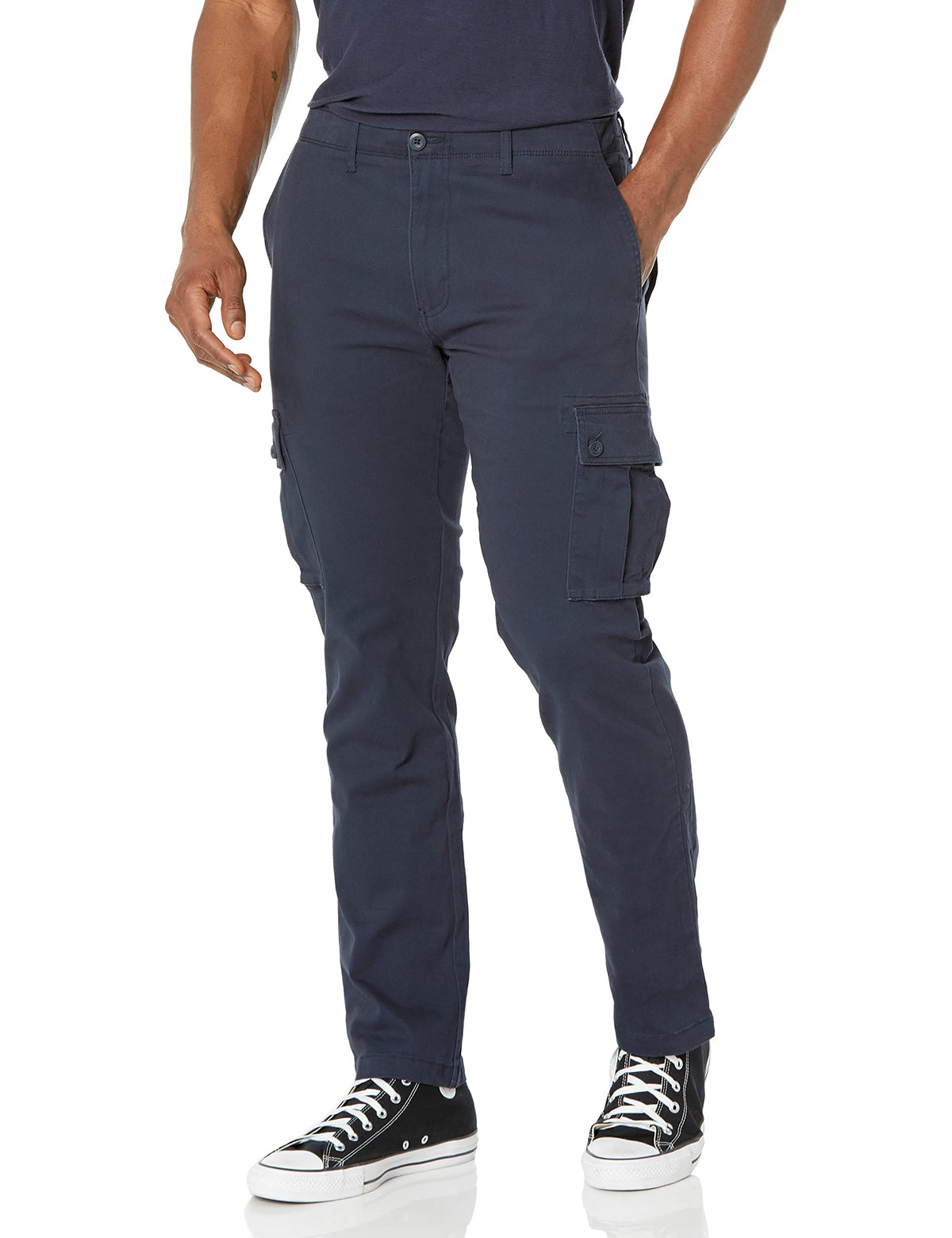 Amazon Essentials Men's Slim-Fit Stretch Cargo Pants with Tapered Leg
