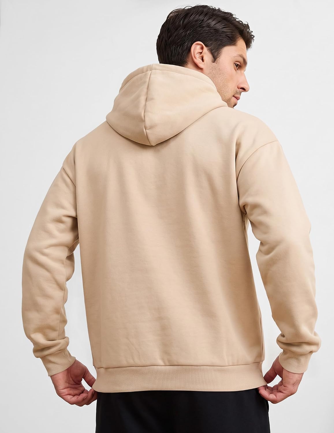 JMIERR Mens Fleece Lined Oversized Hoodie Pullover Sweatshirts