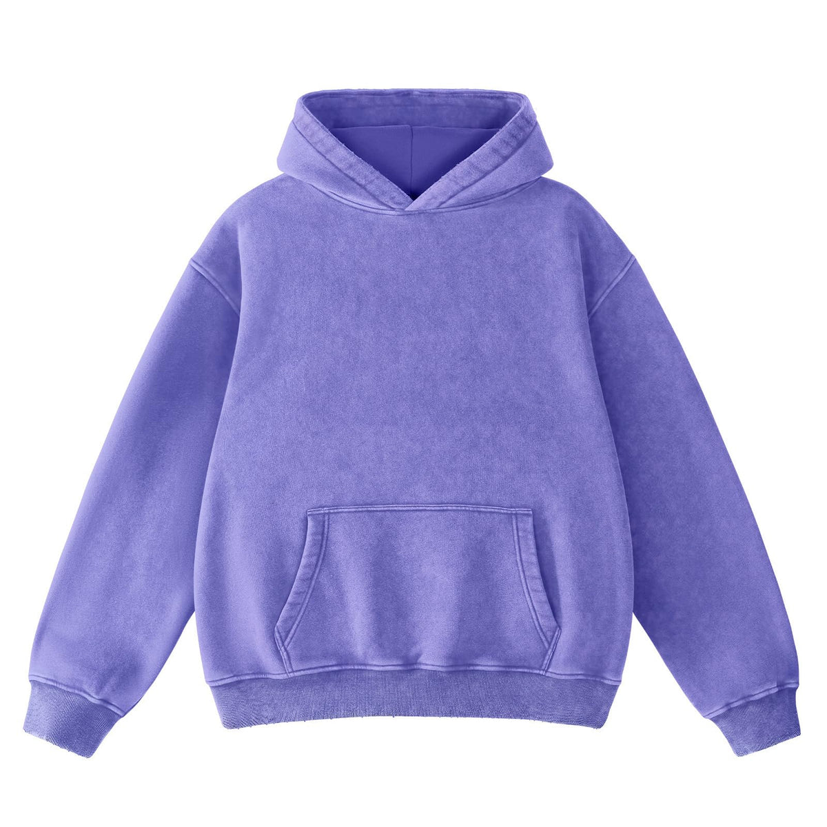 FAIABLE Mens Hoodies Oversized Unisex Acid Wash Hoodie Heavyweight Fleece Vintage Cotton Sweatshirt Men Women Streetwear